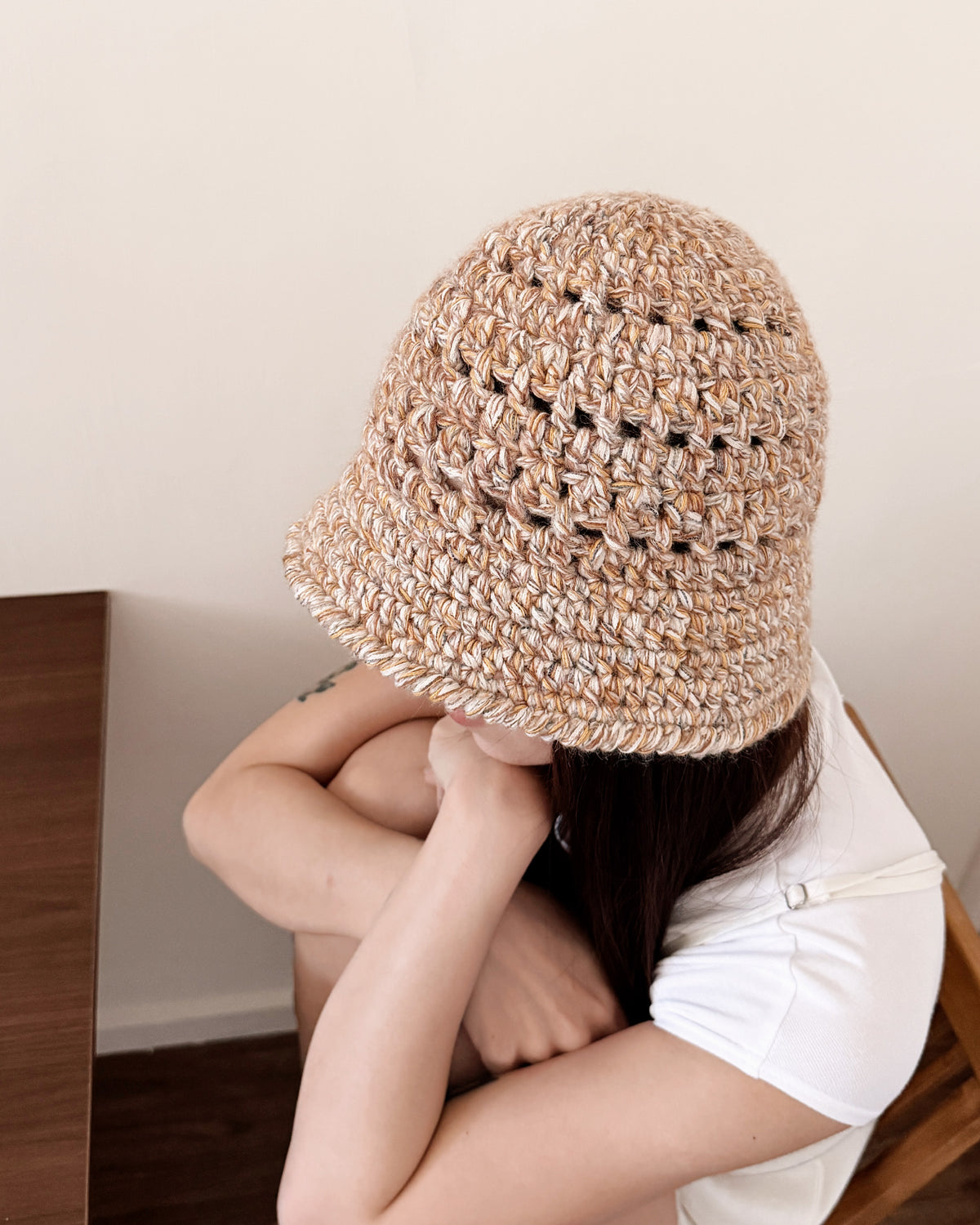 XĪ Openwork Bucket Hat | Crochet Kit