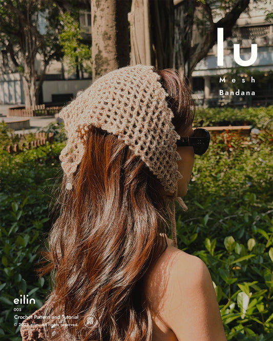 LU Mesh Bandana | Crochet Pattern & Video Tutorial