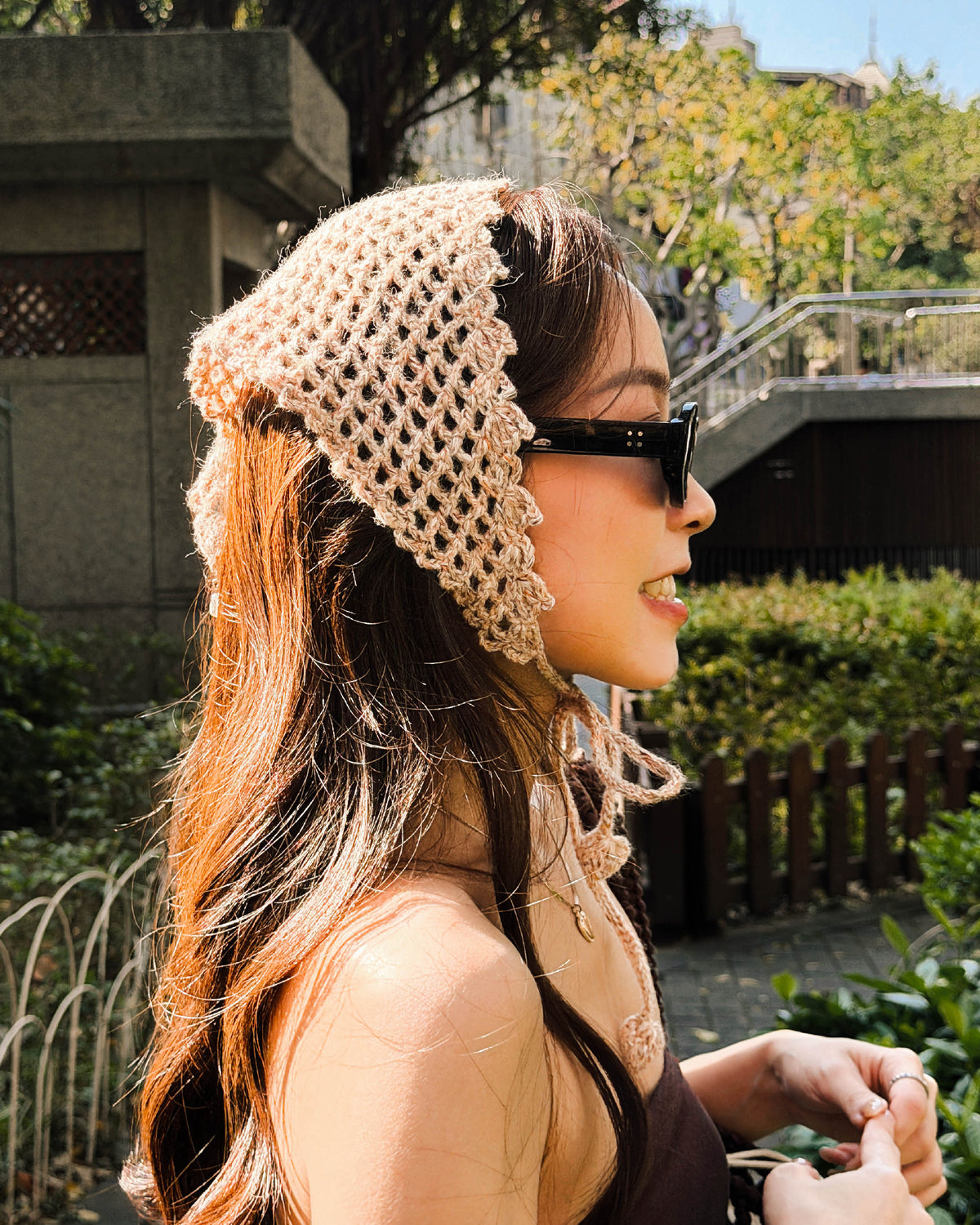 LU Mesh Bandana | Crochet Pattern & Video Tutorial