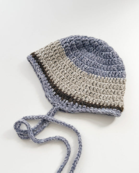 YÌNG Color-Block Earflap Hat | Crochet Kit