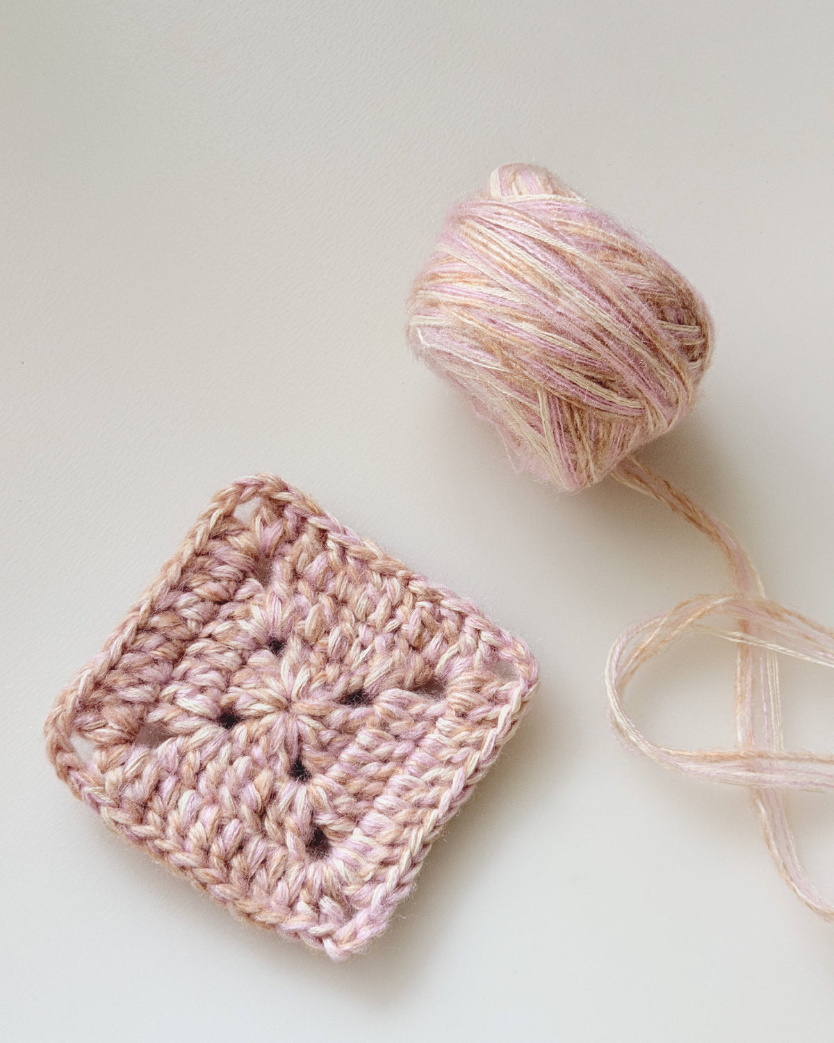 Peach Cloud | Hand-Blended Yarn